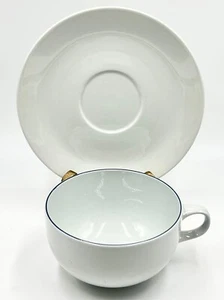 ROYAL COPENHAGEN BLUE LINE CUP & SAUCER; FAJANCE; EXCELLENT CONDITION - Picture 1 of 12