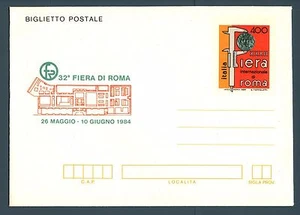 ITALIA REP. - Biglietti postali - 1984 - 32° FIERA DI ROMA - Picture 1 of 1