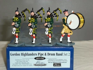 BRITAINS 40330 GORDON HIGHLANDERS PFEIFE + TROMMELBAND METALL SPIELZEUG SOLDAT SET 2 - Bild 1 von 1