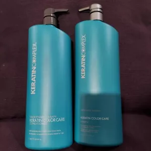 KeratinComplex Smoothing Therapy Color Care Condition +Shampoo 33.8oz Each New - Picture 1 of 1