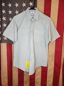16 - US Army Class A Shirt Light Green Short Sleeve AG415 Uniform DSCP 9969 - Picture 1 of 5