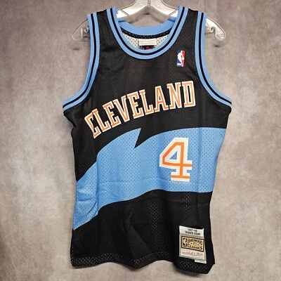 NWT Mitchell & Ness 1997 NBA Cleveland Cavaliers Shawn Kemp 4 Jersey Mens M $130 - Image 1 of 4
