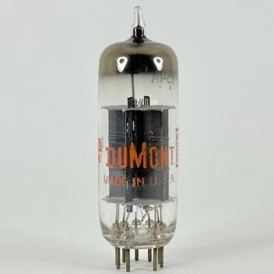 (1) Tubo Dumont 6S4A probado código de fecha 61-26 tubo de triodo Mu medio Foto 1 de 4