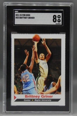 2011 Sports Illustrated For Kids #25 Britney Griner SGC 8 Basketball WNBA card - Image 1 of 3