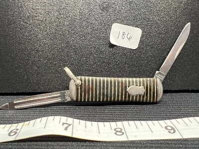 Cuchillo a rayas imperial vintage de los años 60 - 1 hoja, 1 herramienta de archivo Foto 1 de 4