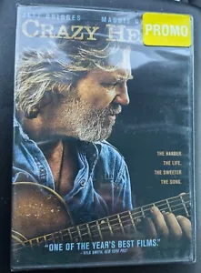 NEW CRAZY HEART DVD THE MOVIE Jeff Bridges Maggie Gyllenhaal, Robert Duvall - Picture 1 of 2