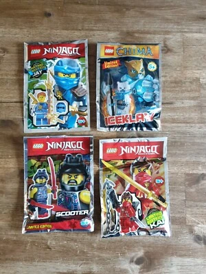 LEGO Chima Ninjago - Iceklaw, jay, scooter, kai -limited Edition Neuf - Photo 1/4