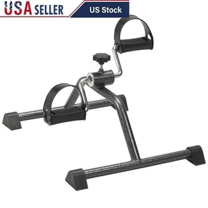 Mini Pedal Exerciser Home Office Rehab Digital Display Upper Lower Body Workout - Picture 1 of 6