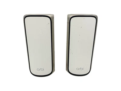 NETGEAR Orbi 970 Series BE27000 Quad-band Mesh Wi-Fi 7 Router RBE971 White *READ - Image 1 of 4