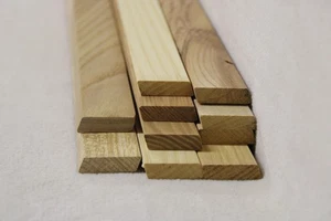 (a102a) 10Stk 100cm Sockelleiste Fegeleiste Esche 9x32mm Holzleisten Zierleisten - Bild 1 von 2
