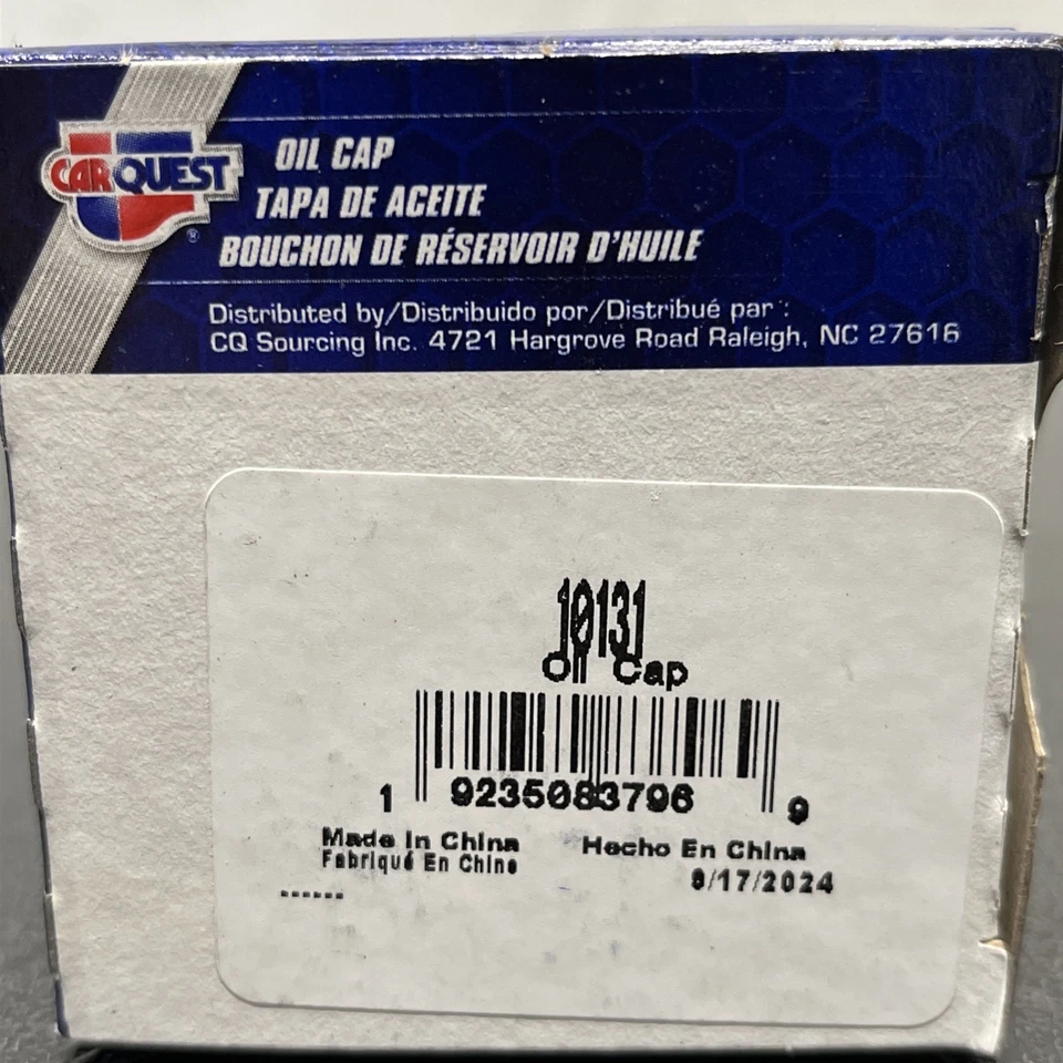 ¡¡NUEVO EN CAJA!! Tapa de llenado de aceite de motor CarQuest 10131 Foto 1 de 1