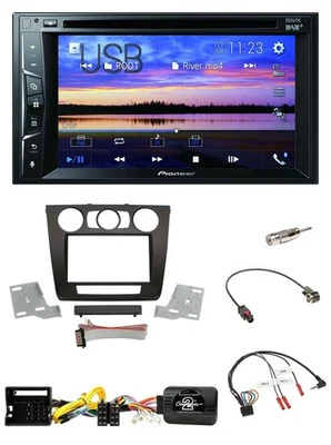 Pioneer Bluetooth 2DIN USB DVD DAB Lenkrad Autoradio für BMW 1er man. Klima E87/ - Bild 1 von 4