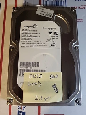 Seagate HP 80GB SATA 7200rpm 3.5in Hard Disk Drive. Works ST380815AS - Image 1 of 3
