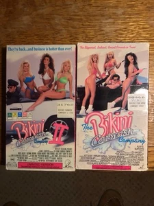Bikini Carwash Company 1 and Bikini Carwash Company 2 Unrated VHS - Picture 1 of 4