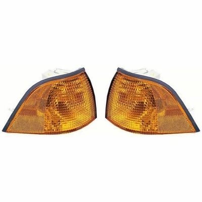 For BMW 318i/323i/325i/328i Corner Light 1992-1999 Driver & Passenger Side Pair - Image 1 of 4
