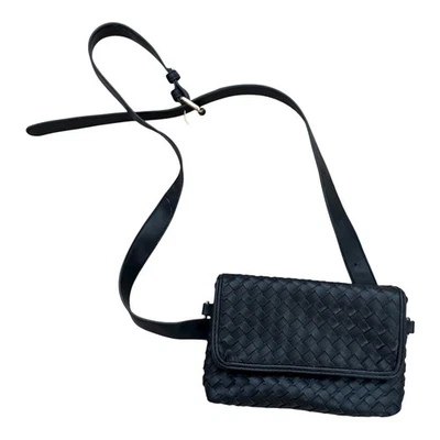 LULU DHARMA Black Woven Hip Belt Fanny Pack Purse - Image 1 of 4