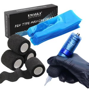 204pcs Grip Tape Tattoo Zubehör Set, Unihuby 4pcs Tattoo Grip Tape und 200pcs  - Bild 1 von 6