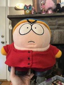 Comedia de peluche South Park Eric Cartman pies ponderados centrales 1998 11 pulgadas - Imagen 1 de 6