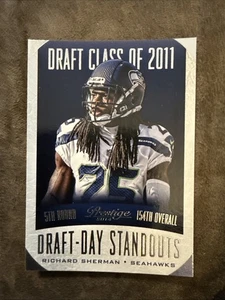 2014 Prestige Richard Sherman #6 Draft-Day Standouts - Klasse von 2011 Seahawks - Bild 1 von 2