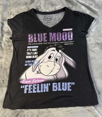 Camisa Disney Eeyore Niñas L 12/14 Feelin Blue Winnie the Pooh Mood Prendas para dormir PJs Foto 1 de 4