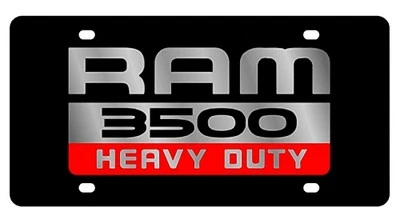 New Dodge Ram 3500 Heavy Duty Acrylic License Plate - Изображение 1 из 2
