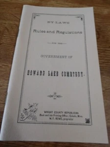 Rules & Regulations of Howard Lake, Minnesota cemetery - Picture 1 of 4
