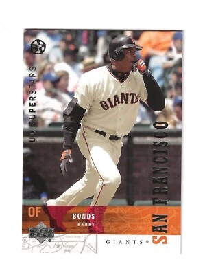 2002-03 Upper Deck BARRY BONDS UD Superstars #210 GIANTS PIRATES - Image 1 of 4