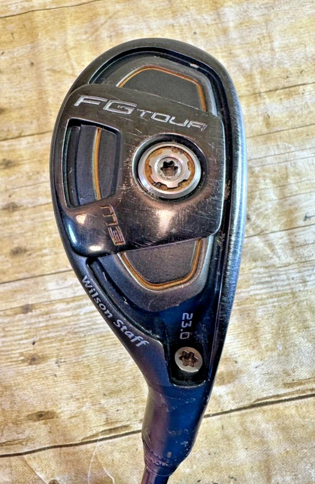 WILSON STAFF FG TOUR M3 4 HYBRID RESCUE 23° RH R FLEX UST COMPETITION 65 39.5" - Image 1 of 4