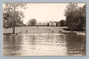 Potawatomi Inn Pokagon State Park Angola Indiana RPPC Postcard - Picture 1 of 2
