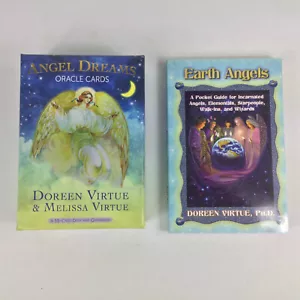 Angel Dreams Oracle Cards by Doreen Virtue & Melissa Virtue 55 Card Deck & Book - Picture 1 of 11