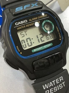 CASIO SFX 10 Mod. 1042 Black "MOVIE JACKAL B. WILLIS" OLD STOCK -KOREA Año 94 - Imagen 1 de 8