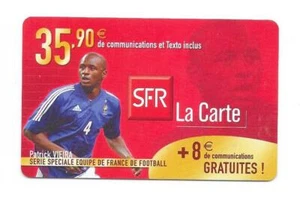 Télécarte SFR - Equipe de France - Patrick Vieira - 35,90 € + 8,00 € - Picture 1 of 2