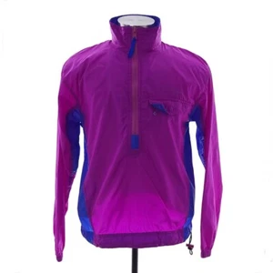L.L. Bean Herren Größe Small Colorblock lila blau halber Reißverschluss Mock Ausschnitt Jacke - Bild 1 von 10