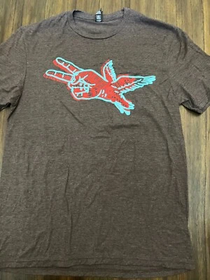 Amazon employee shirt T-Shirt mod medium unisex sample brown  seattle swag  - Image 1 of 4