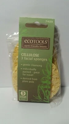 Eco Tools Esponjas Faciales Celulosa 1 Paquete de 3 Limpieza Suave  Foto 1 de 4