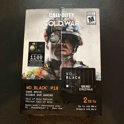 WD 2TB HDD 140 MBS/s Speed WD_BLACK  Special Edition P10 Game Drive / Hard Drive - Image 1 of 4