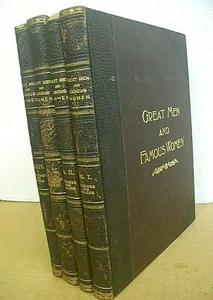 Great Men And Famous Women Charles Horne Volumes I-IV 1894 Hardcover - Picture 1 of 4