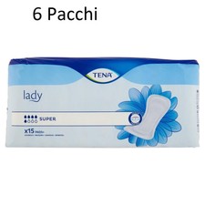 6X tena lady super 90 assorbenti