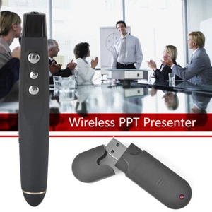 Red Laser PPT Presentation Pen USB Wireless RF Remote Powerpoint Control US New - Picture 1 of 18