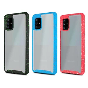 for Samsung A71 5G UW Clear Full Body Shockproof Case with Built-in Screen - Picture 1 of 16