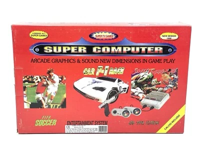 Vintage Famiclone Family Computer Super Com 60 Console  New Old Stock SEALED# AB - Imagen 1 de 4