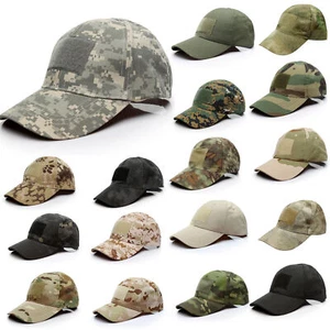 Mens Tactical Combat Baseball Cap Military Army Summer Sunhat Camo Trucker Hat - Picture 1 of 29