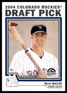 2004 TOPPS TRADED MATT MACRI COLORADO ROCKIES #T90 - Picture 1 of 2