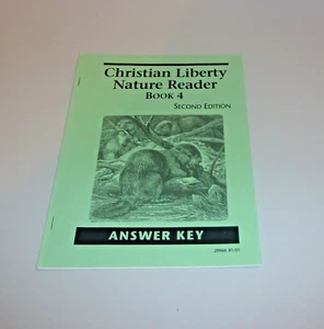 Christian Liberty Nature Reader Book 4Second Edition-Answer Key-29966 R1/01 - Picture 1 of 5