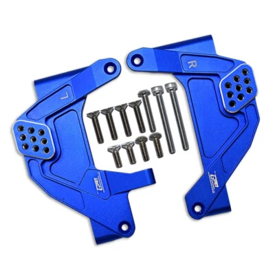 Montaje amortiguador ajustable delantero de aluminio GPM Racing azul: axial 1/6 SCX6 Foto 1 de 4