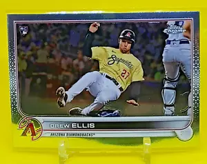 2022 Topps Chrome #77 Drew Ellis RC Rookie Arizona Diamondbacks - Foto 1 di 2