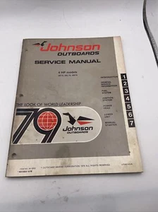 Johnson Outboards Service Manual- 4 HP Models, 4R79, 4RL79 & 4W79- 1979 - Picture 1 of 7