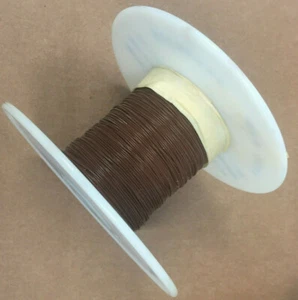 TELEDYNE THERMATICS M16878/4BEE1 FILO DI RAME PLACCATO ARGENTO 24AWG MARRONE - Foto 1 di 3