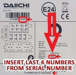 LANCIA & FIAT - DAIICHI - MOPAR RADIO CODE - Picture 1 of 10