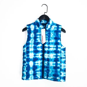 Lands' End Boys Blue White Sleeveless Gilet Bodywarmer Jacket - 6-7 Years NEW - Picture 1 of 21